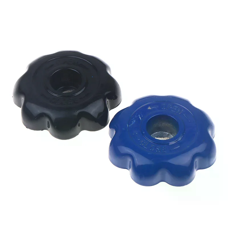 Aluminum Outside Hose Bib Replacement 8MM Square Hole Round Wheel Handle Cylinder Valve Gas Valve For Industrial Stove Types