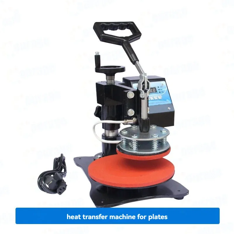 Heat Transfer Plate Press Machine Even Heating Plate For Home Diy Custom Ceramic Plate Image Handmade Souvenir Daily Printing