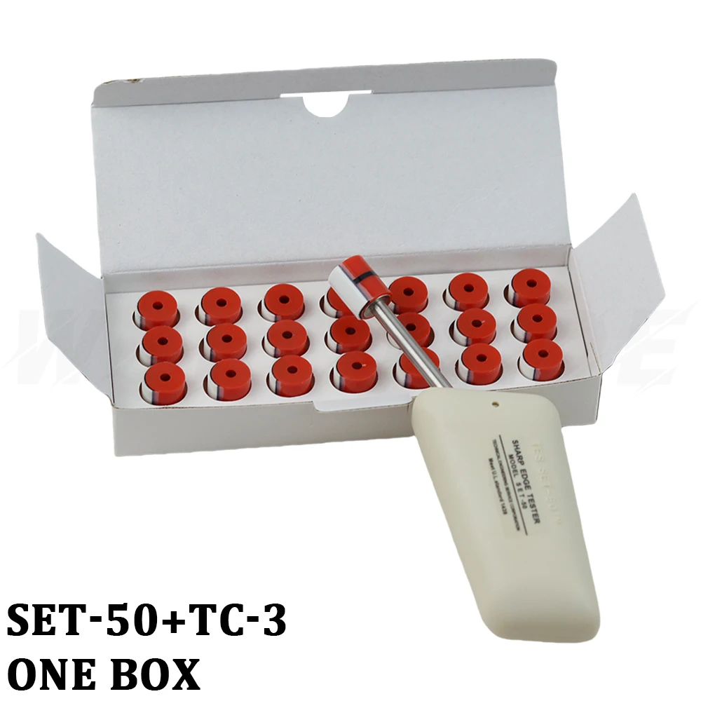 1 Set Sharp Edge Tester Industrial Sharp Edge Test Instrument UL1439D Standard with 21Pcs TC-3 Pressure Testing Caps