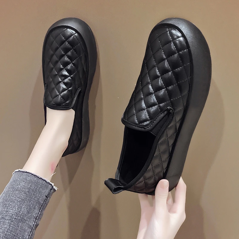 Men Leisure Slip on Loafers Easy Slip on Wear, Ventilated Lining Wick Moisture, Shock Sole Bring Effortless Walking Feeling
