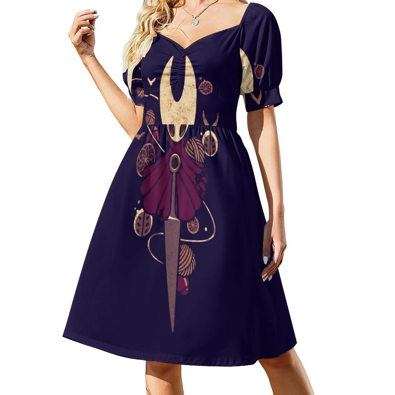

Silksong Hollow Knight Hornet Bug Videogame Short Sleeved Dress women clothes Woman clothing evening dresses luxury 2025 Dress