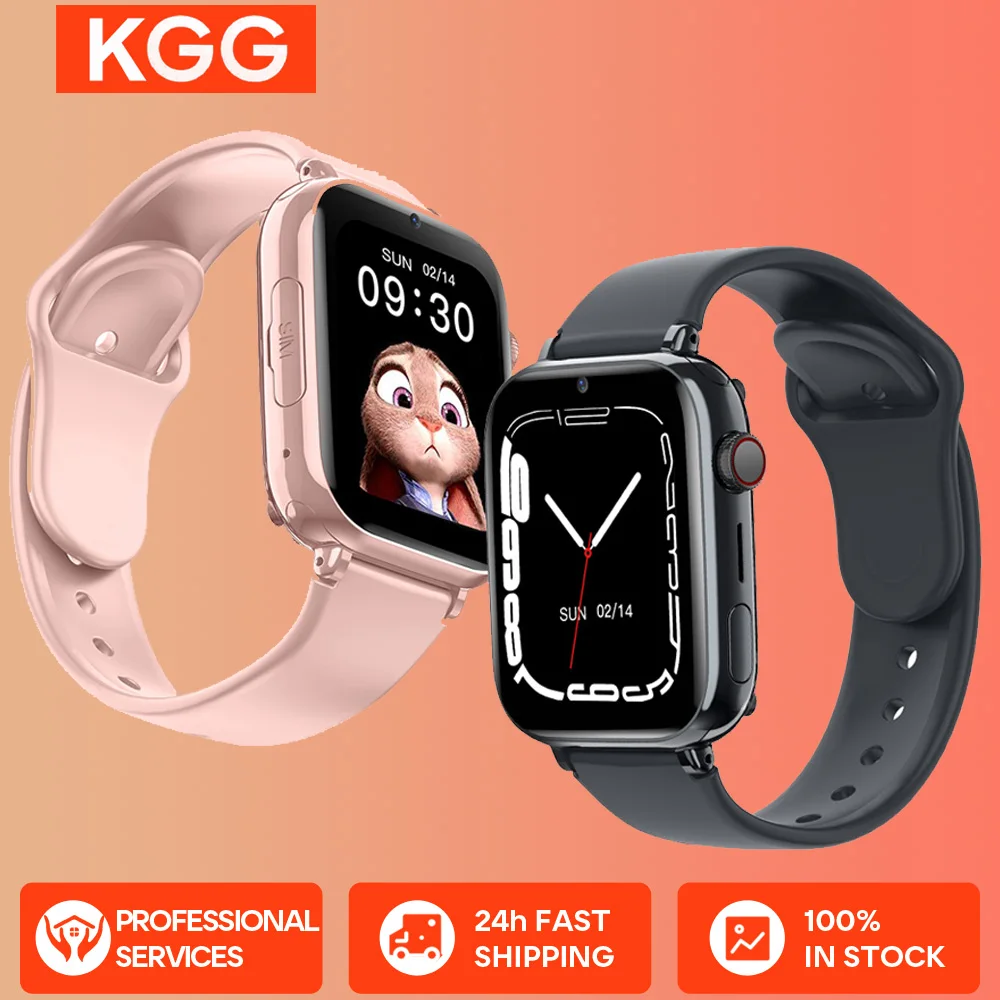 KGG 4G Kids Smart Watch SOS  Video Call Phone Watch Call Back Monitor 4G K9 K15 K20 K26 LT31 LT36 A17 Children Smartwatch.