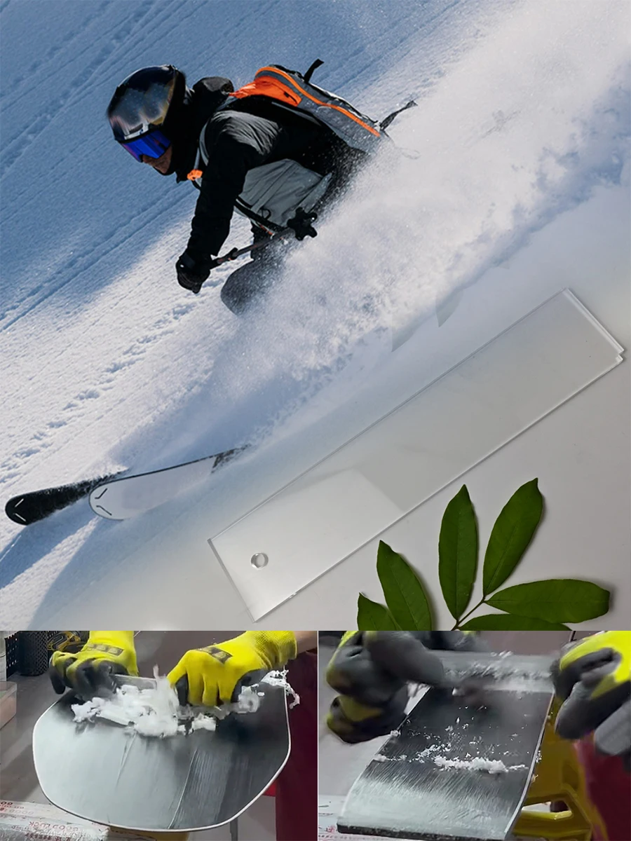 Strumenti per la rimozione della ceretta a doppia tavola Strumenti per lo sci, Raschietto per cera per snowboard Tergicristallo per manutenzione snowboard, Raschietto per cera per snowboard