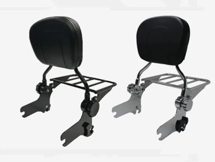 Motorcycle Backrests Sissy Bar For Adjustable Detachable Sissy Bar  Passenger Backrest for 97-08 TouringModels