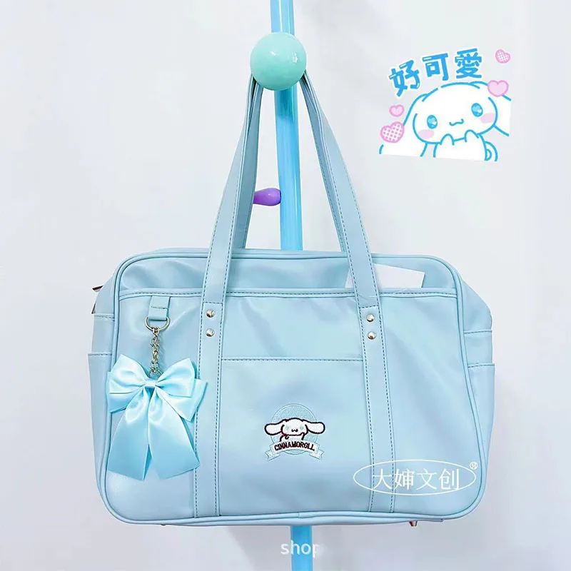 Kawaii Sanrio My Melody Cinnamoroll Kuromi Pompompurin Pochacco Handbag One Shoulder Bag Storage Bag Christmas Gift For Girls