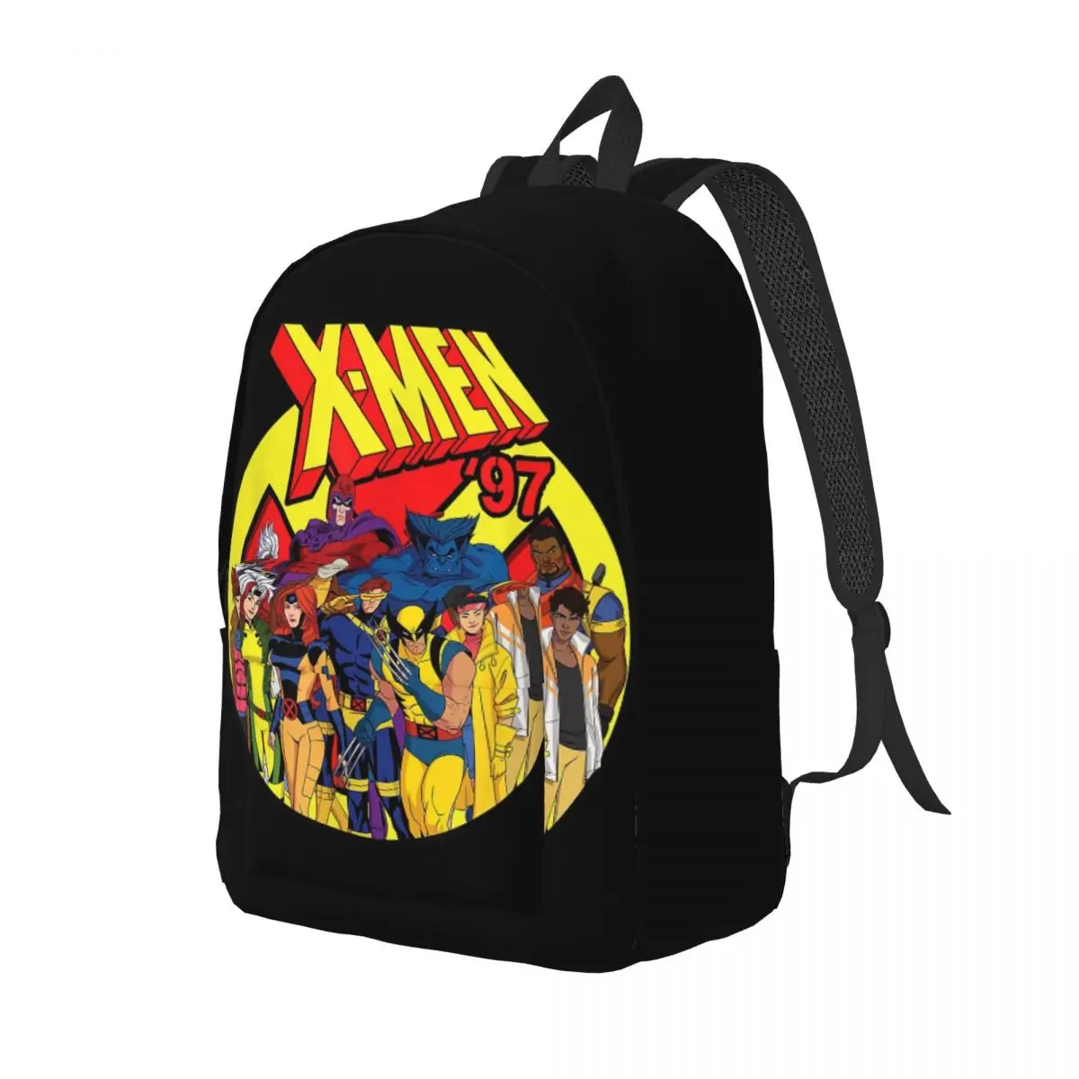 Custom 3D Printing Wolverine And Jean Grey Canvas Backpack for X-Men School College Travel Bags  Bookbag Fits 15 Inch Laptop