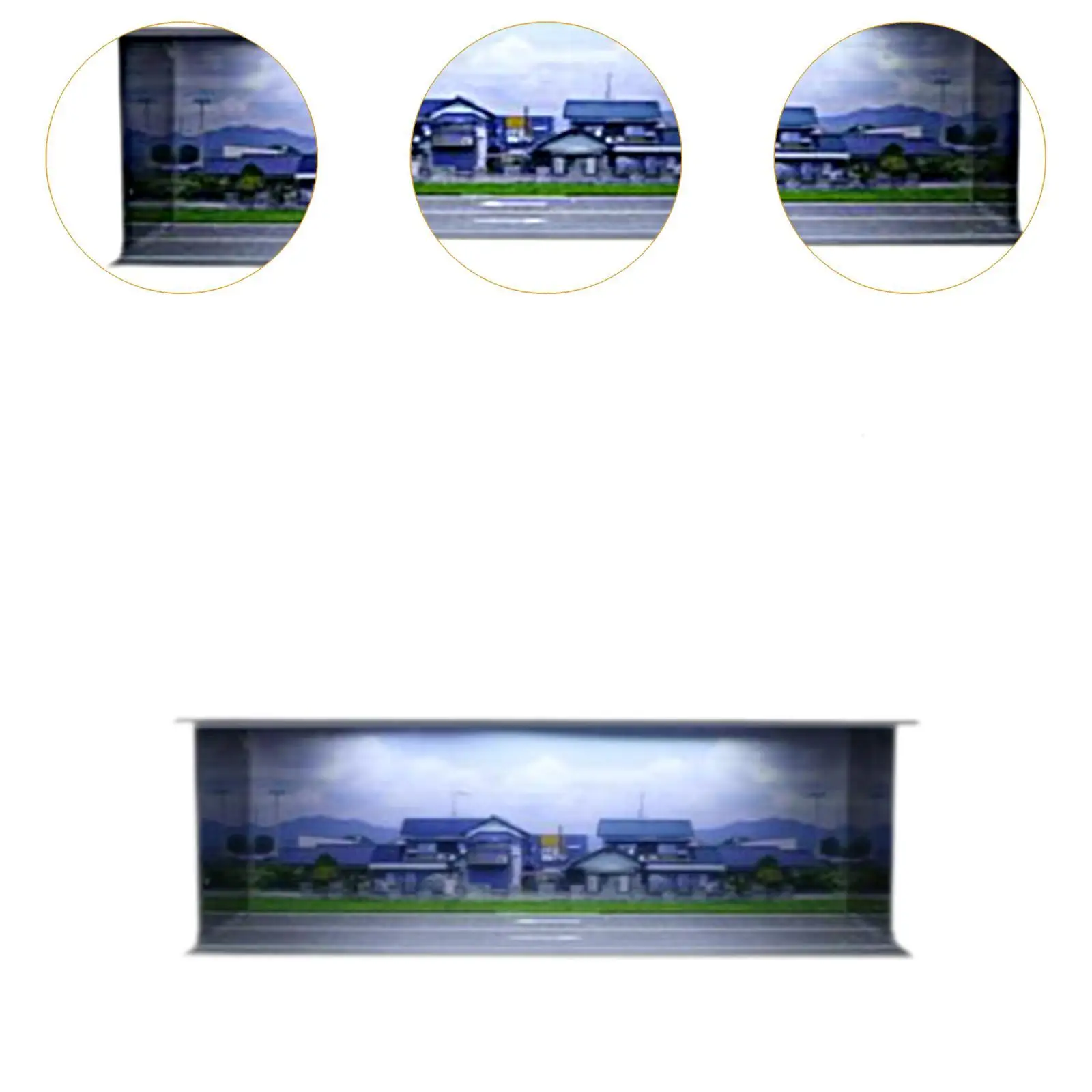 Landscape 1/64 Model Car Display Case for Sports Car Toy Cars Collectors