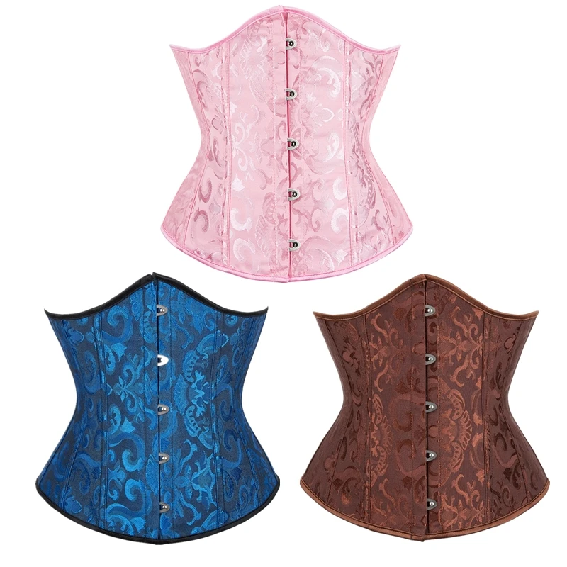 

Sexy Corset Gothic Underbust Bustier Waist Cincher Corselet Top Women Slimming Body Shaper Lingerie Plus Size Party Clubwear