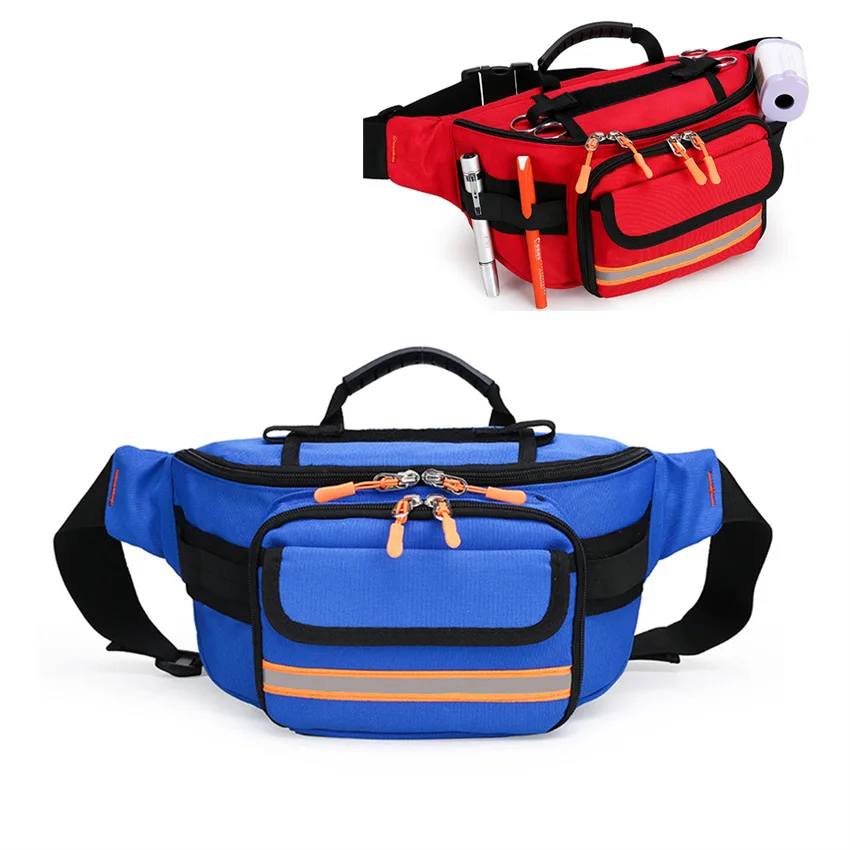 

Medical Rescue Bodypack First Aid Kit Portable Travel Emergency Storage Bag Outdoor Survival Supplies Storage Waist Bag