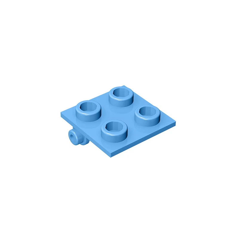 MOC PARTS GDS-830  Hinge Brick 2 x 2 Top Plate compatible with lego 6134 children\'s toys Assembles Building Blocks Technical