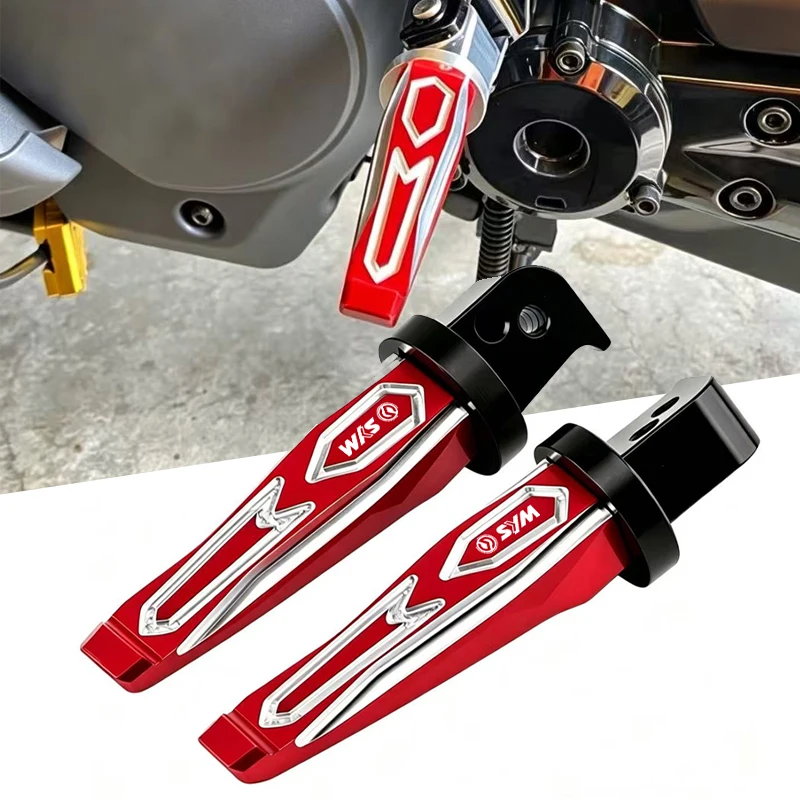 For SYM MAXSYM 400 400i 600 600i TL 500 508 Motorcycle Rear Passenger Footrests Accessories Scooter Foot-Peg Foot Rests Pedals