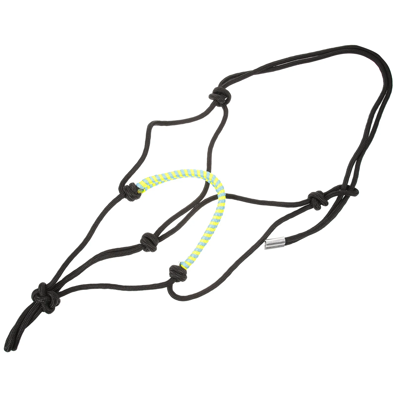 حبل الحصان الرسن المهنية مقاومة للاهتراء النايلون التدريب الرسن لعرض الحصان في الهواء الطلق الحدث طوق رأس الحصان