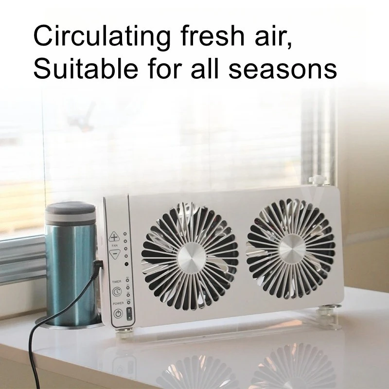

Mute Double Exhaust Air Intake Fan Sunroof Ventilating Fan Removable Bed Car Car Sunroof Exhaust Radiator Car Cooling