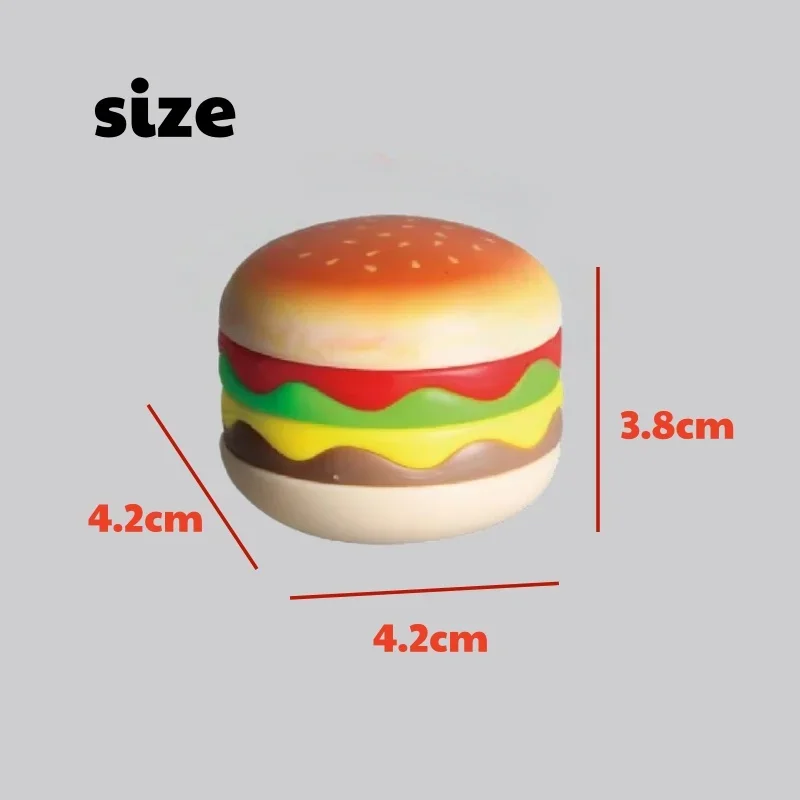 Lustiger EDC Magnetischer Fidget-Slider Hamburger Simulierter Mehrschichtiger Dreh-Saugnapf Fingerspitzen-Stressabbau Physik-Wissenschaftsgeschenk für Erwachsene – Detail 4