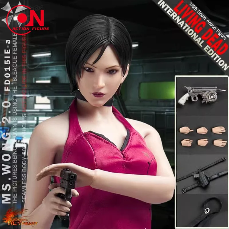 2024 Q4 Hot Heart FD015IE 1/6 Bilancia Ada Wong 2.0 Action Figure 12 ''Femmina Soldato Figurine Modello Set Completo Giocattolo Da Collezione