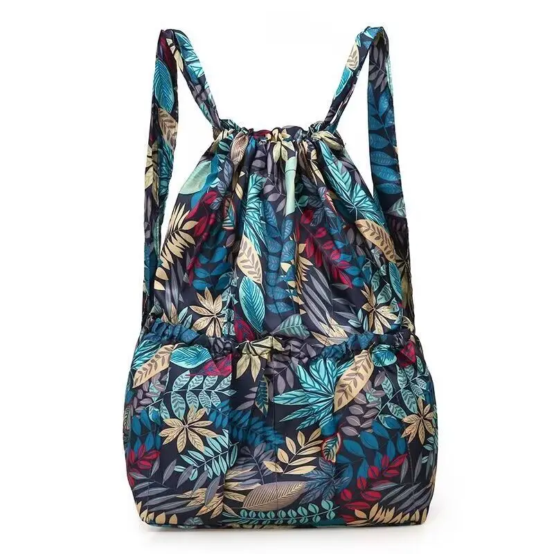 Sac à dos de poche en nylon pour femme, sac de sport de plein air, sac de grande capacité