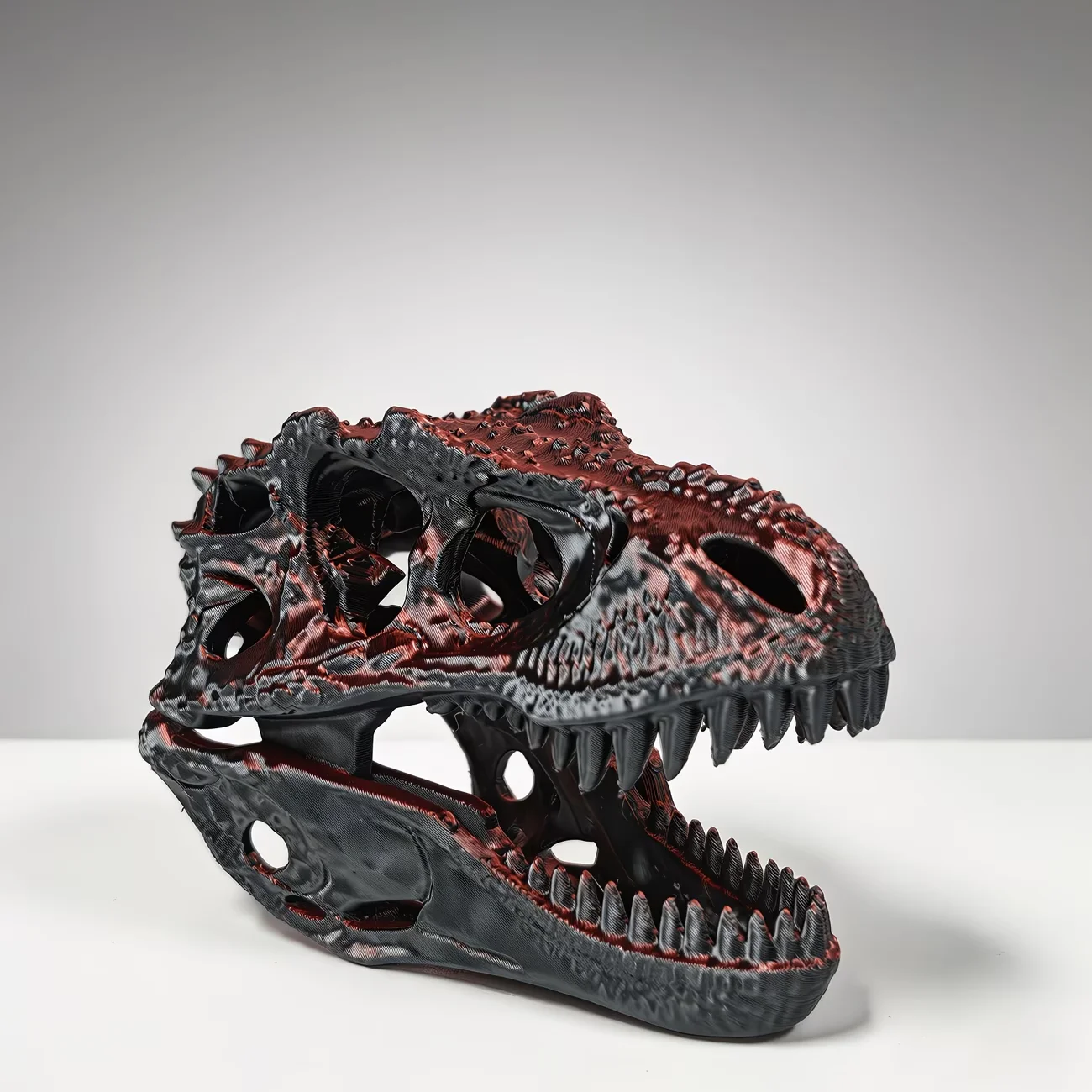 Realistic Velociraptor Skull Statue - Dinosaur Bone Replica Decor - Plastic Ornament Gift for &, Themed Room Decoration