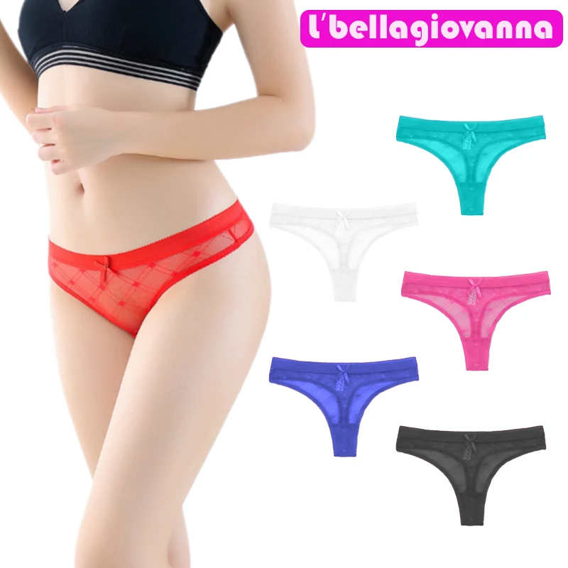 

6pcs Female Underwear Panties Teenage Girls Breathable Thongs Sexy Soft Mesh Tangas Transparent Lingerie Culotte XXS 1856 A1223