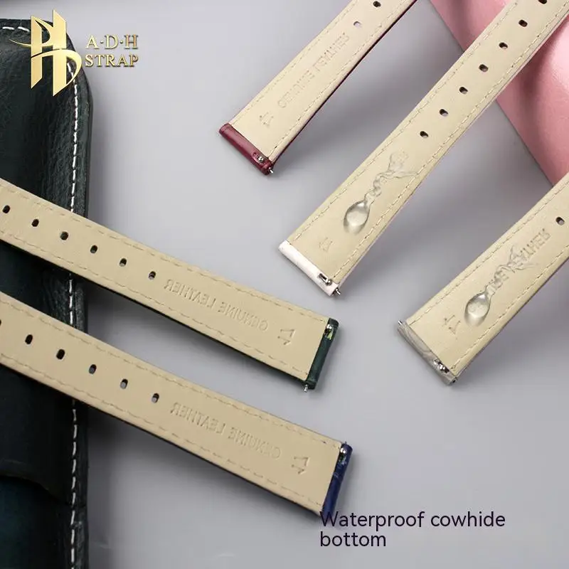 Women's Leather Watch with Accessories Fits Swarovski 5452498 501 495 5547642 5563480 Watch Band 17mm Quick Disassembly