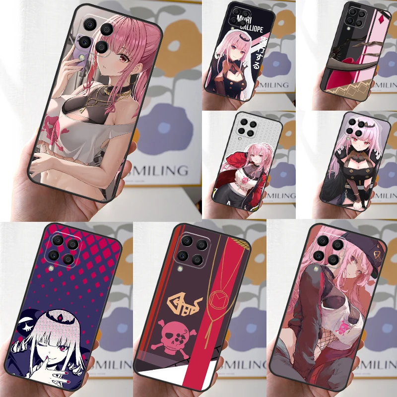 Hololive Mori Calliope For Samsung Galaxy M55 M15 M13 M23 M33 M53 M20 M21 M51 M12 M32 M52 M34 M54 M31s M30s Case