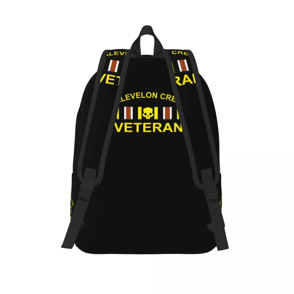 Malevelon Creek Veteran Helldivers 2 Sac à dos en toile pour hommes et femmes, sac à dos pour ordinateur portable, sac à dos de sport, sac d'affaires pour étudiants, mode