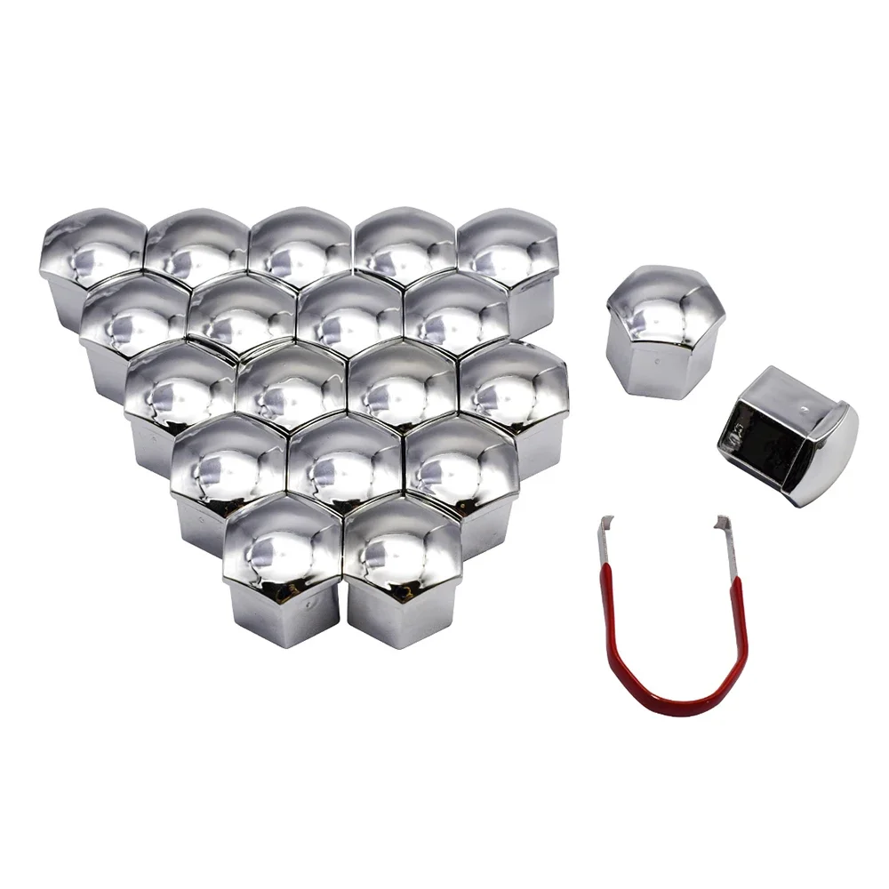 20PCS Car Wheel Nut Caps Auto Hub Screw Cover 17mm 19mm 21mm Bolt Rims Exterior Decoration Special Socket Protection Dust Proof