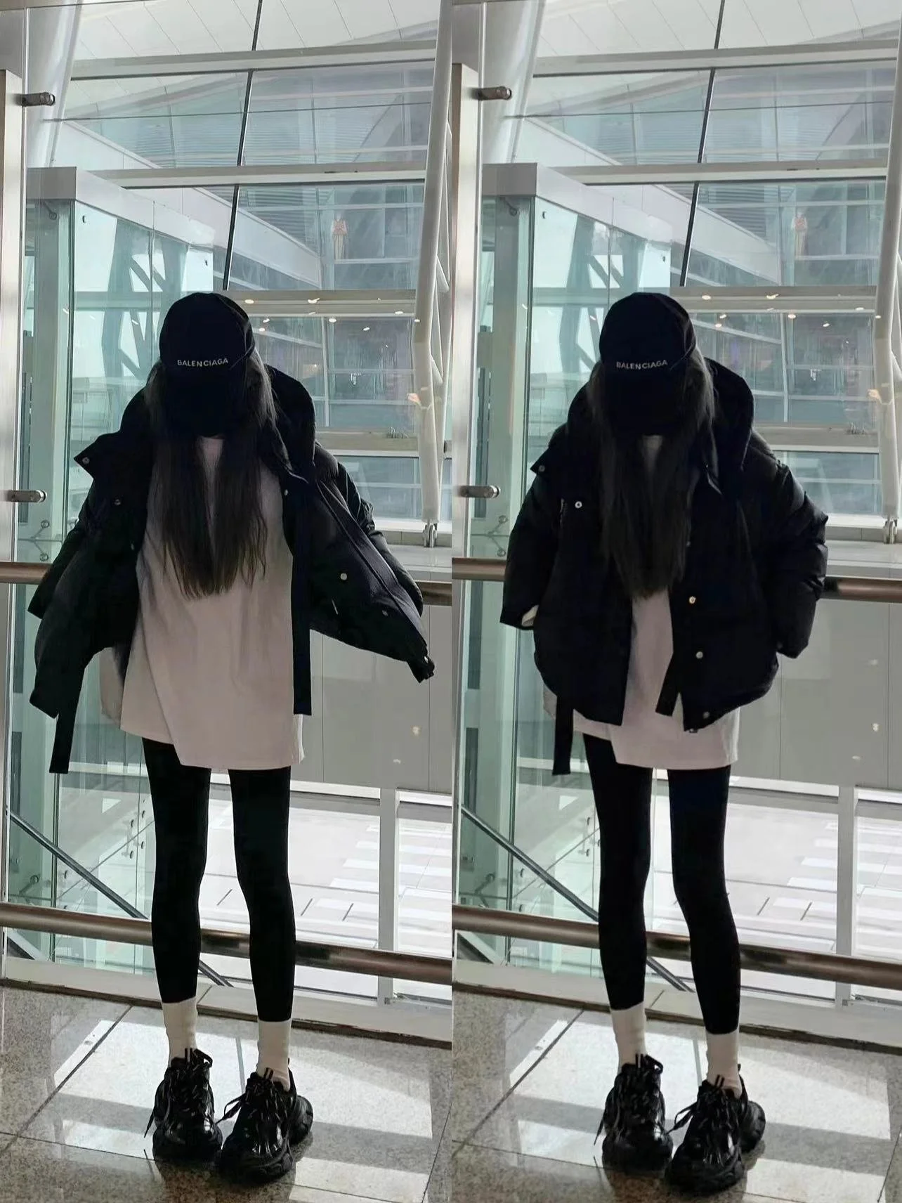 

Повседневная свободная футболка с длинным рукавом, разрезами и рваным дизайном, универсальная базовая модель для осени и зимы JiaersTag