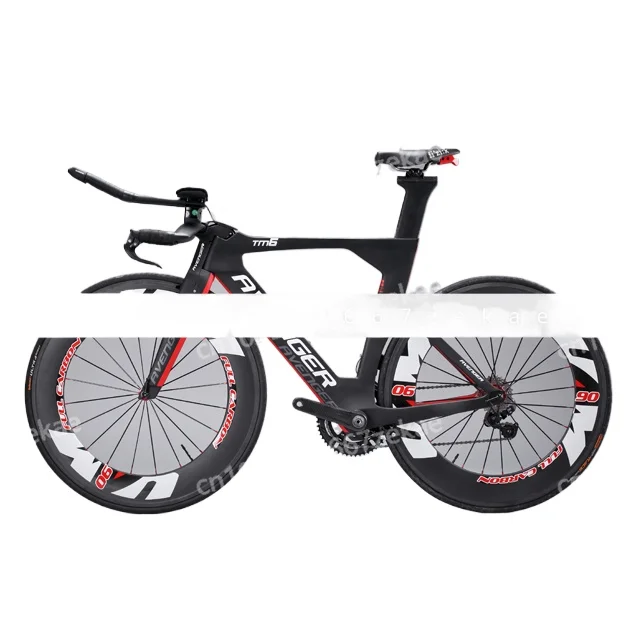 دراجة الترياتلون من ألياف الكربون إطار دراجة الطريق Di2 إطار من ألياف الكربون دراجة TT