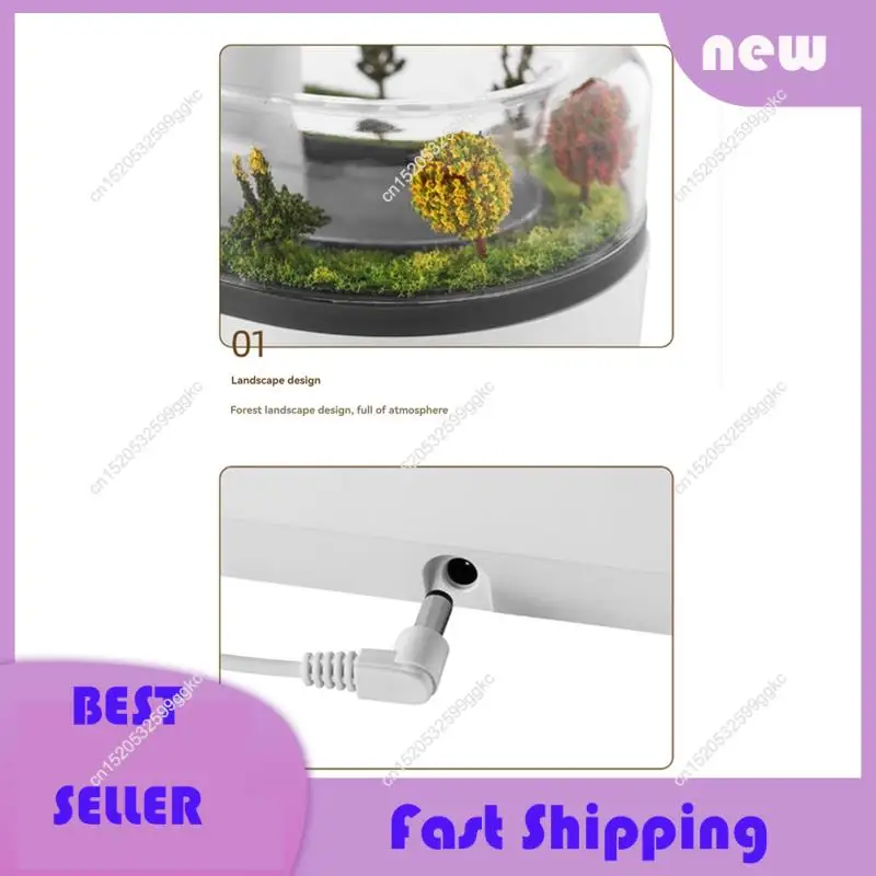Necessary Rain Cloud Air Humidifier Water Drip Micro Landscape Essential Oil Diffuser With 7 Night Light Cool Mist Humidifier AU