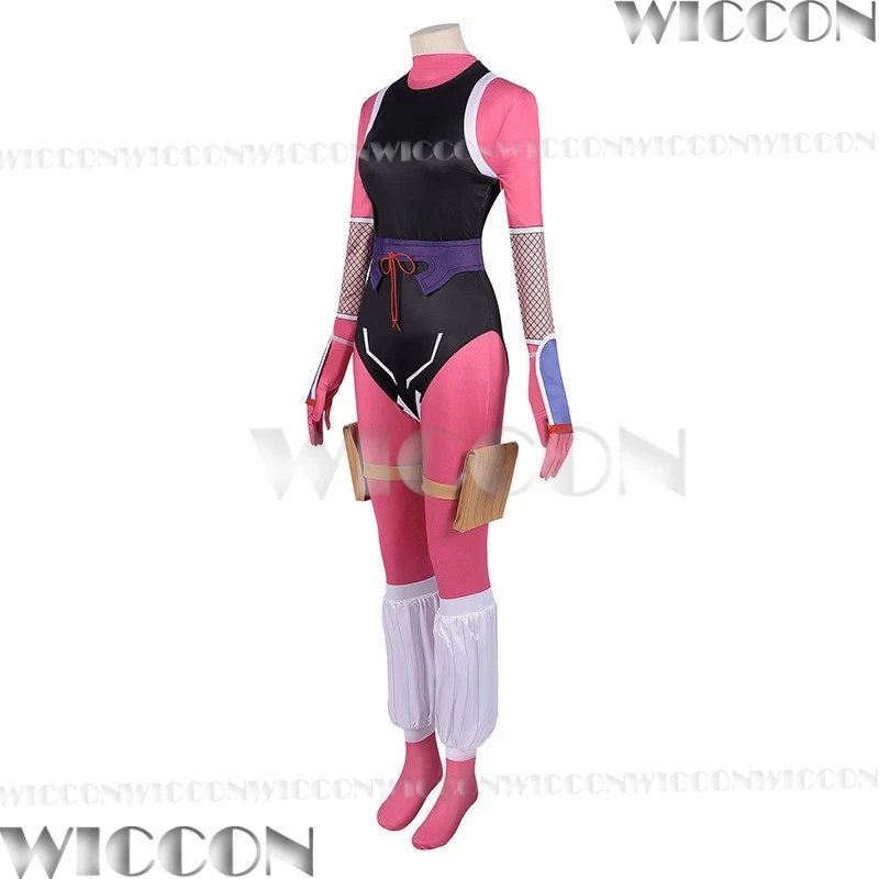 Anime Neet Kunoichi To Naze Ka Dousei Hajimemashita Cosplay Costume Wig Jumpsuit Coat Women Girl Holloween Roleplay Customized