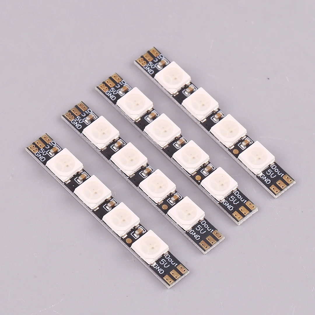 4 SZT. PandaRC Crossover Machine LED Lights Multi-Axis RGB Programmable High Brightness Compatible with F3 F4 F7 Flight Control