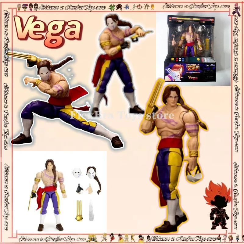 

Официальная оригинальная коллекционная фигурка Веги из Street Fighter 2, 6 дюймов, подвижная, в наличии