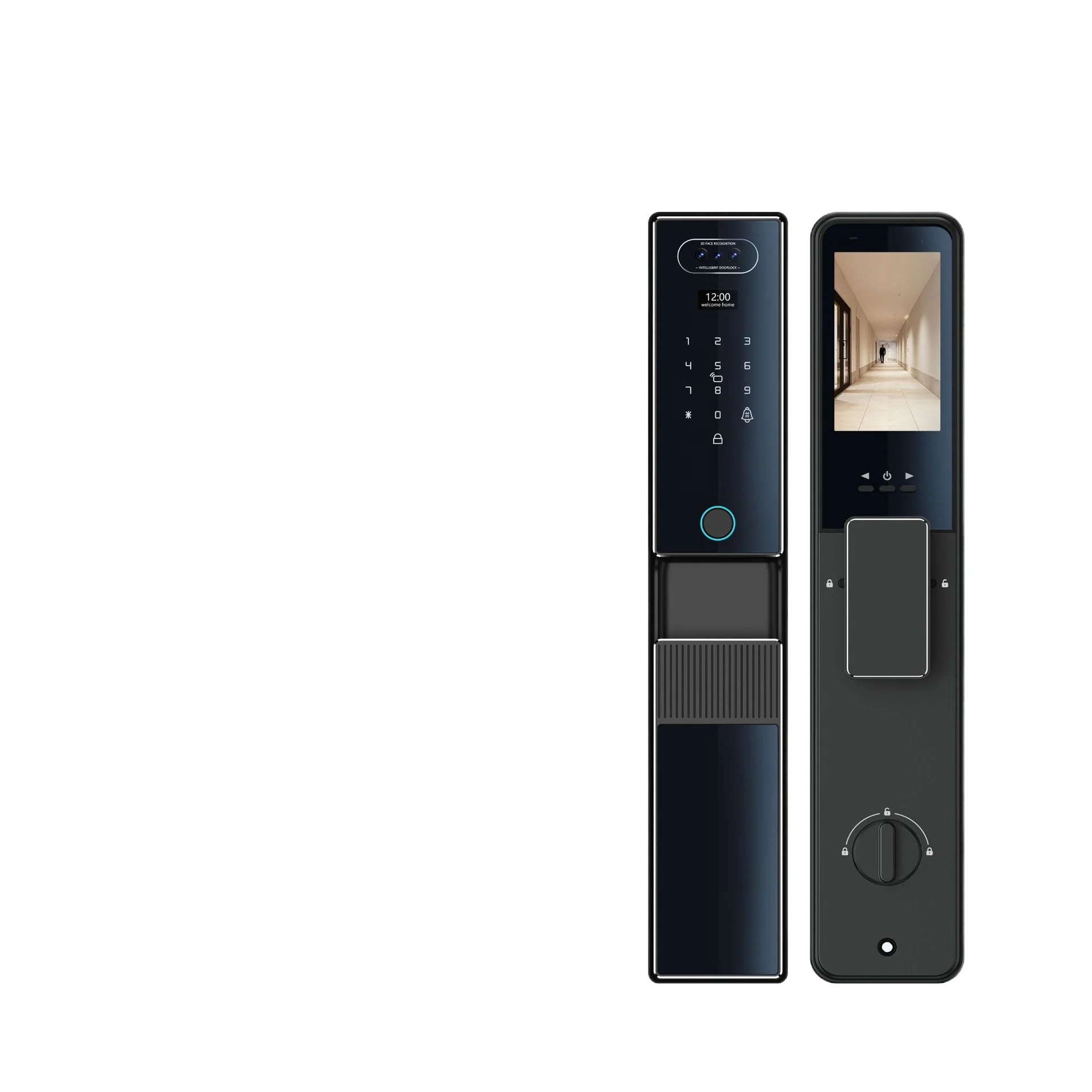 Palm Vein Smart Lock for Home Security Door with Face Recognition Graffiti Video Remote Control Fingerprint Password Unlock