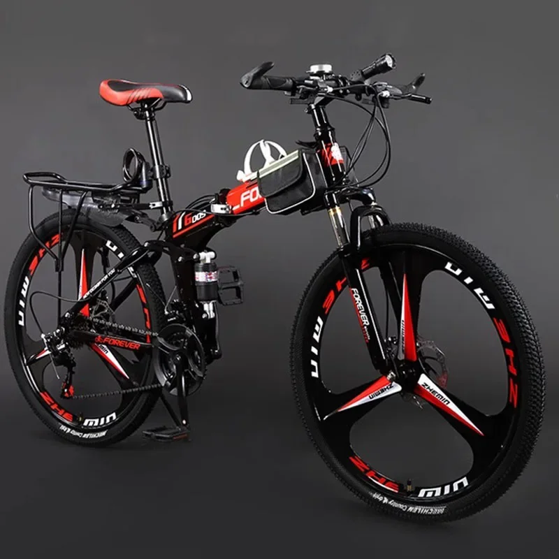 

Bikeboost Wheel Bicycles Powerful Frame Mountain Small Speed Hybrid Foldable Bicycles Suspension Rowery Gorskie Folding Bike