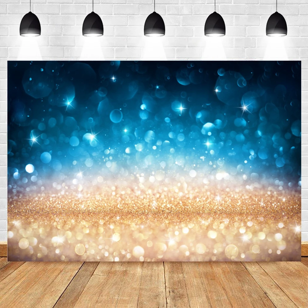 Fantasy Glitter Light Bokeh Birthday Backdrop Polka Dot Shimmer Sequin Wedding Party Photography Background Decor Photo Studio