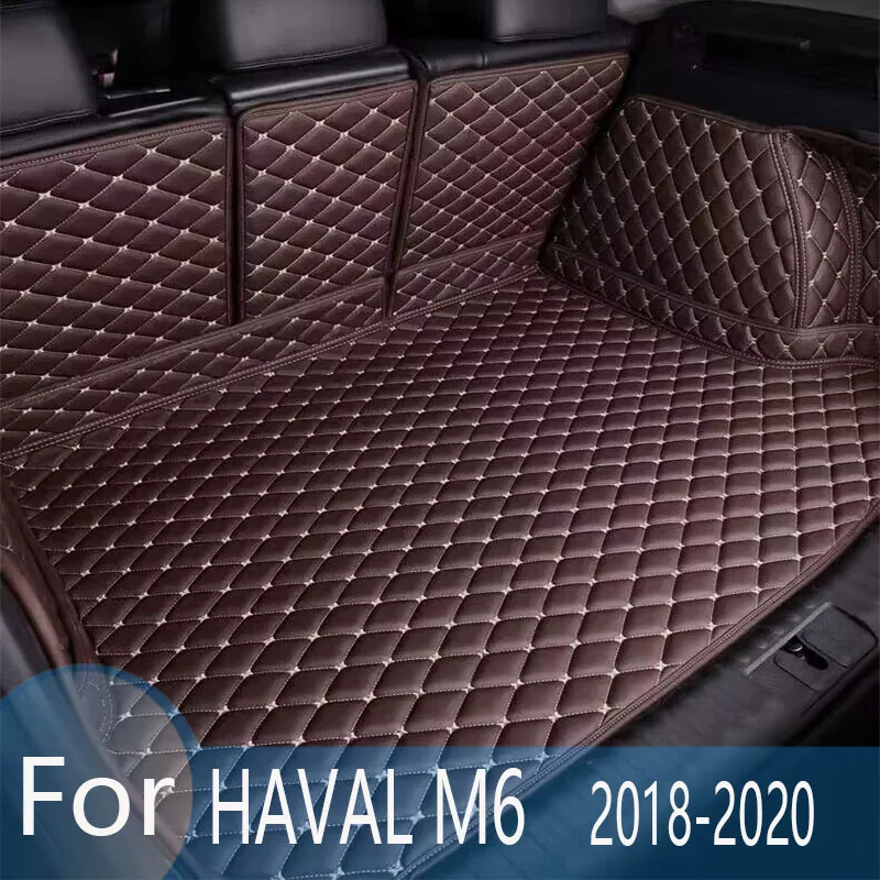 

Высококачественный кожаный коврик для багажника автомобиля для HAVAL M6 2018 2019 2020, водостойкий коврик для груза, ковры для багажника