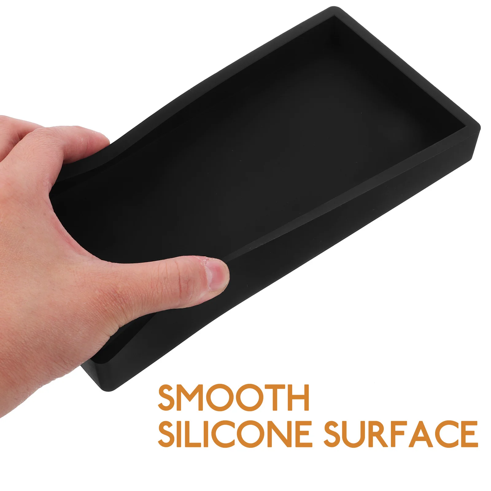 

Silicone Bathroom Tray Organizer for Countertop Vanity Storage - Decorative Toiletries Makeup Soap Dispenser Holder