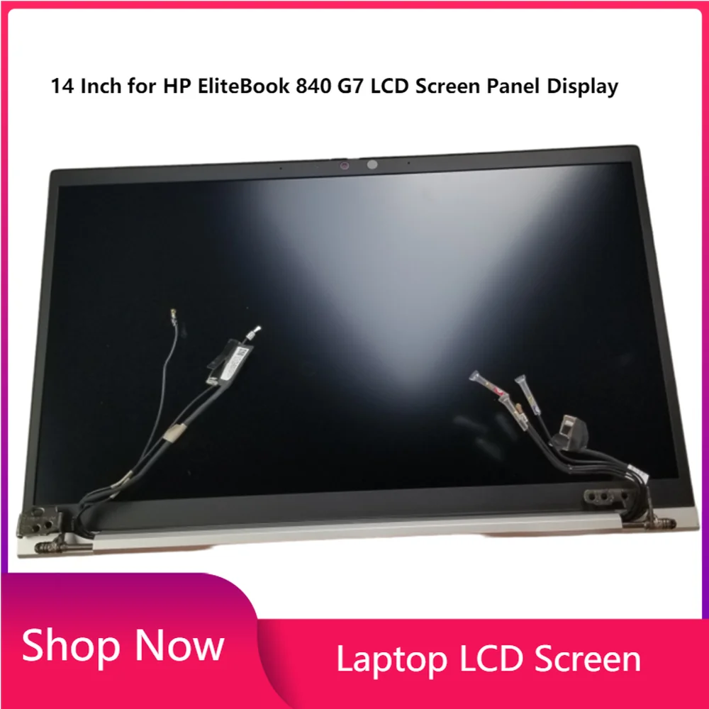 

14 Inch for HP EliteBook 840 G7 LCD Screen Panel Display Complete Assembly Upper Part FHD 1920x1080