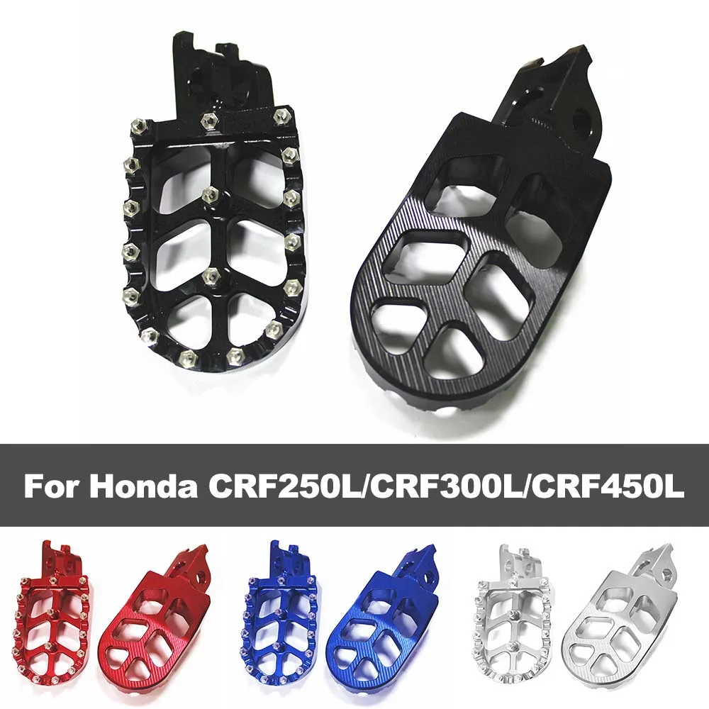 

Аксессуары для мотоциклов с ЧПУ, педаль подходит для CR125 CR250 CRF250L CRF300L CRF450L CRF150R CRF250R CRF450R CRF1000L AFRICA TWIN