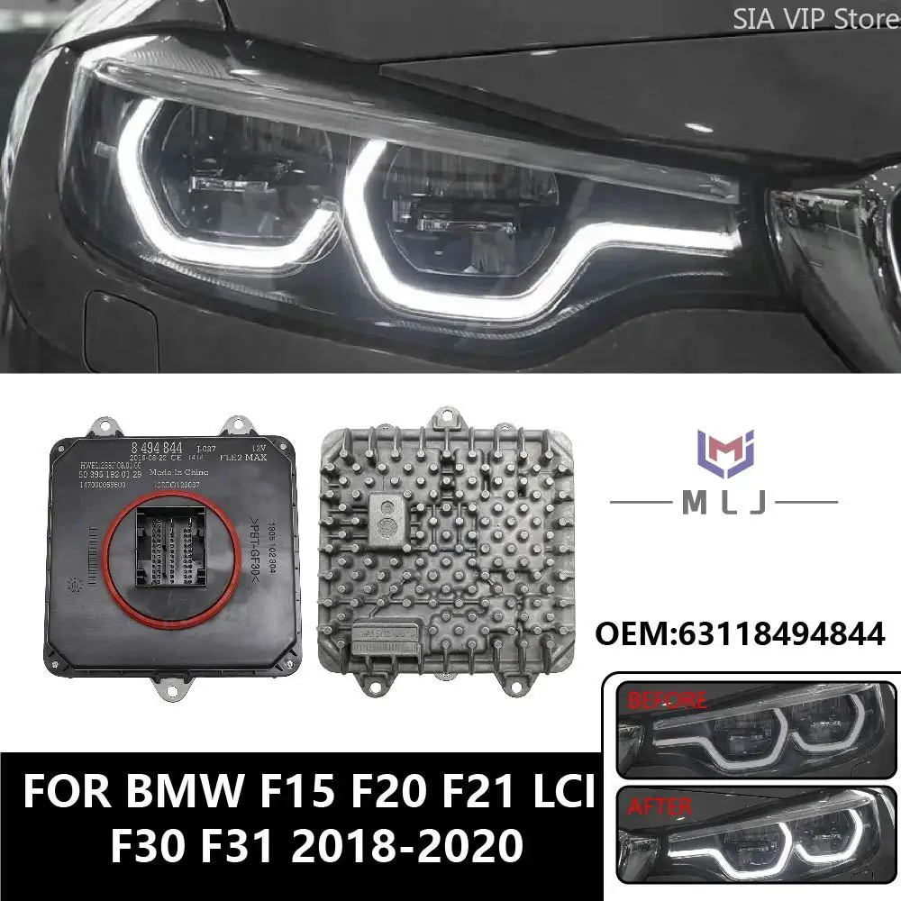 

For BMW F15 F20 F21 F30 F31 2014-2019 LCI Headlight Control Unit Light Module LED DRL Headlight Ballast 63117457875 63118494844