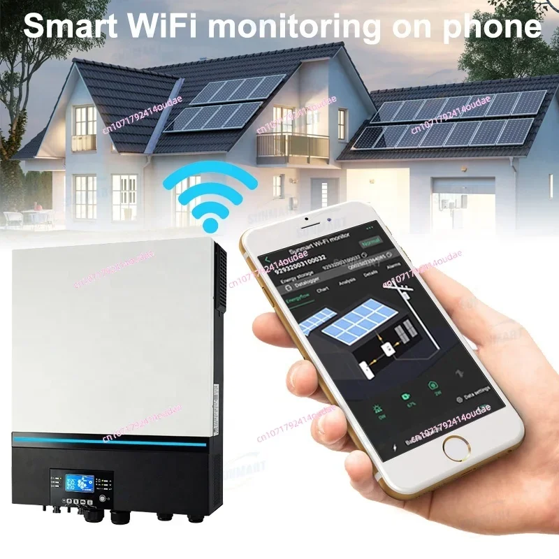 Axpert-MAX Hybrid Solar Inverter, 11KW, with 500V PV Input, 150A MPPT, Hot Selling Charger, Built-in WiFi Transmitter