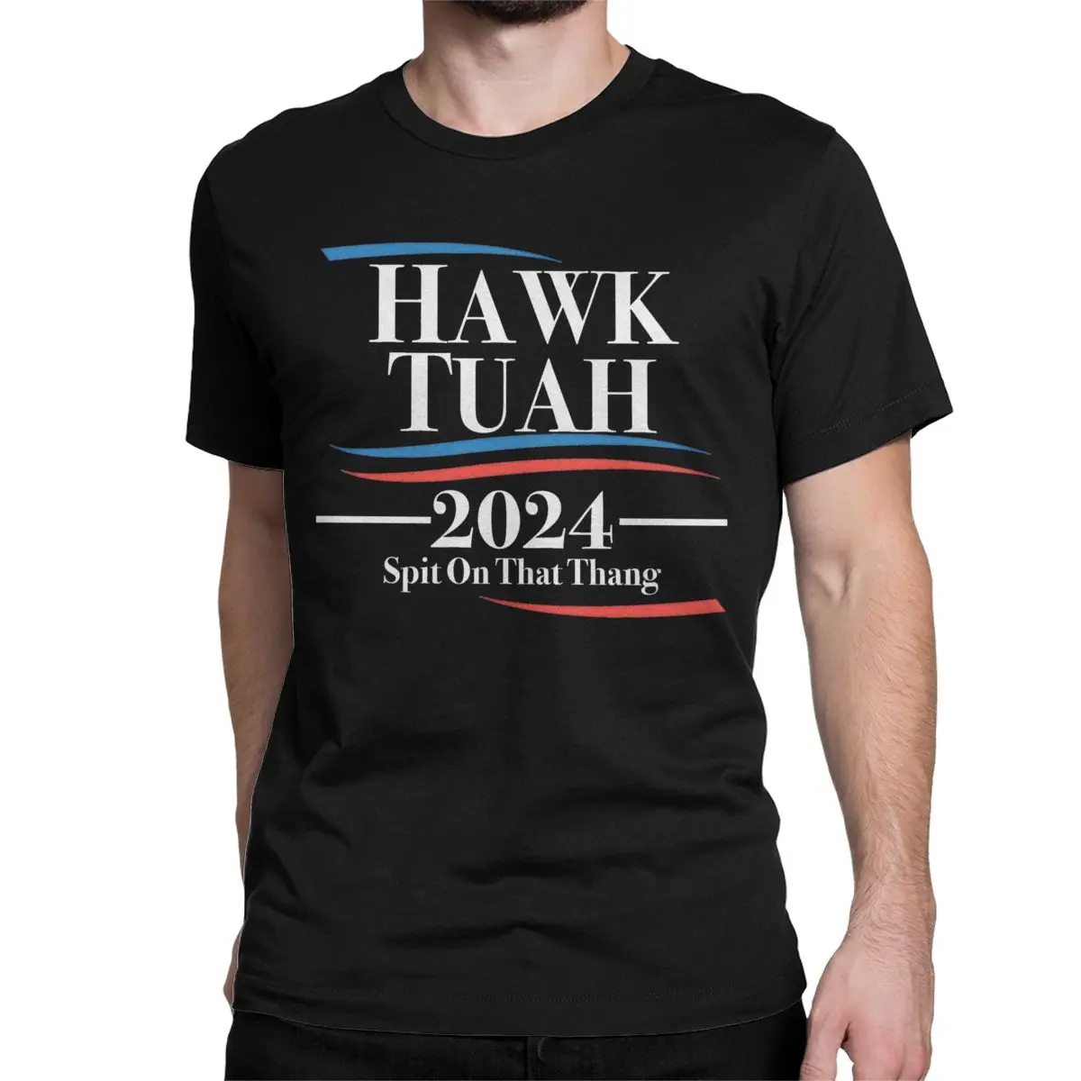 Hawk Tuah Spit On That Thang 2024 T-Shirt for Men Women Funny Meme Funny Pure Cotton Tee Shirt T Shirts Gift Idea Clothing