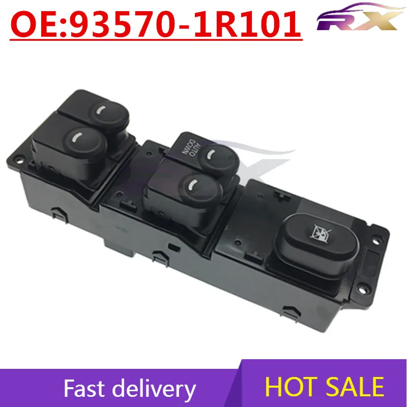 

OEM:93570-1R101 Suitable For Hyundai Automobile 2011-2017 Accent Glass Lifter Driver Glass Control Switch