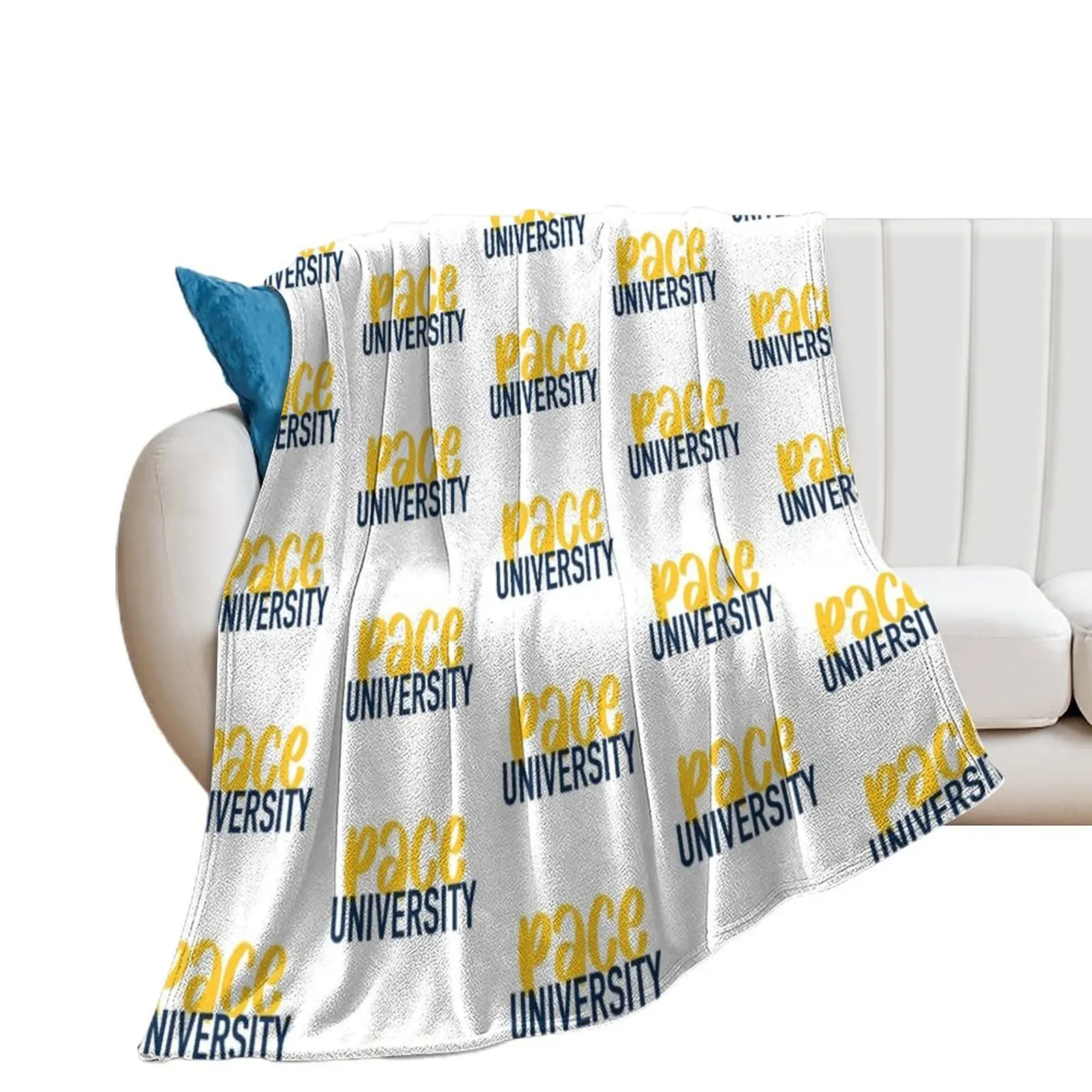 Pace University Throw Blanket Flannel Fabric Summer Beddings Sofa Quilt Blankets