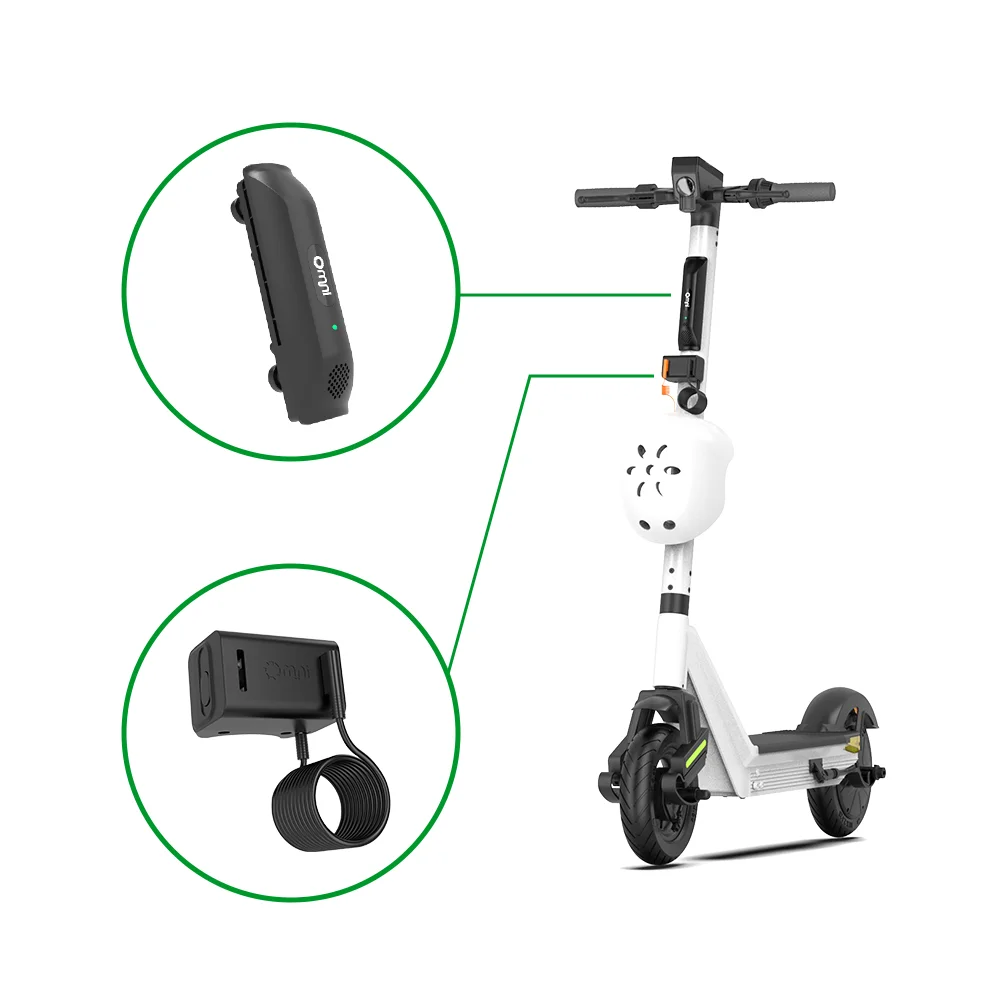 อุปกรณ์ล็อคแบบอัจฉริยะ Omni Sharing IOT สำหรับหมวกกันน็อค สายล็อคแบบผสมผสานสำหรับรถจักรยานยนต์และรถไฟฟ้า