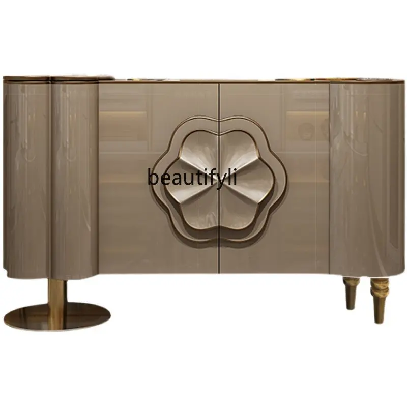 

Light Luxury Post-Modern Sideboard Cabinet Simple Entrance Cabinet Neoclassical Hall Cabinet American Decoration Locker