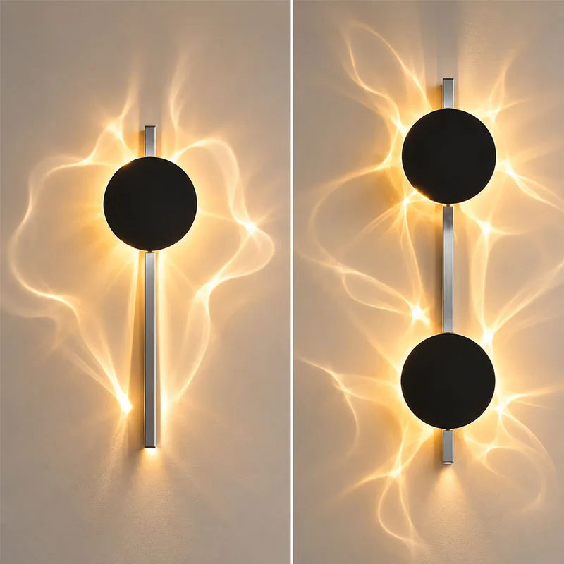 Modern LED Wall Light IP65 Waterproof Outdoor Wall Lamp Long Strip LED Wall Sconce Aluminum for Garden Villa Porch Sconce Lamp