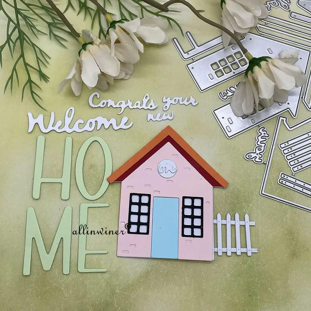

House Home DecorationMetal Cutting Dies Stencils For DIY Scrapbooking Decorative Embossing Handcraft Die Cutting Template