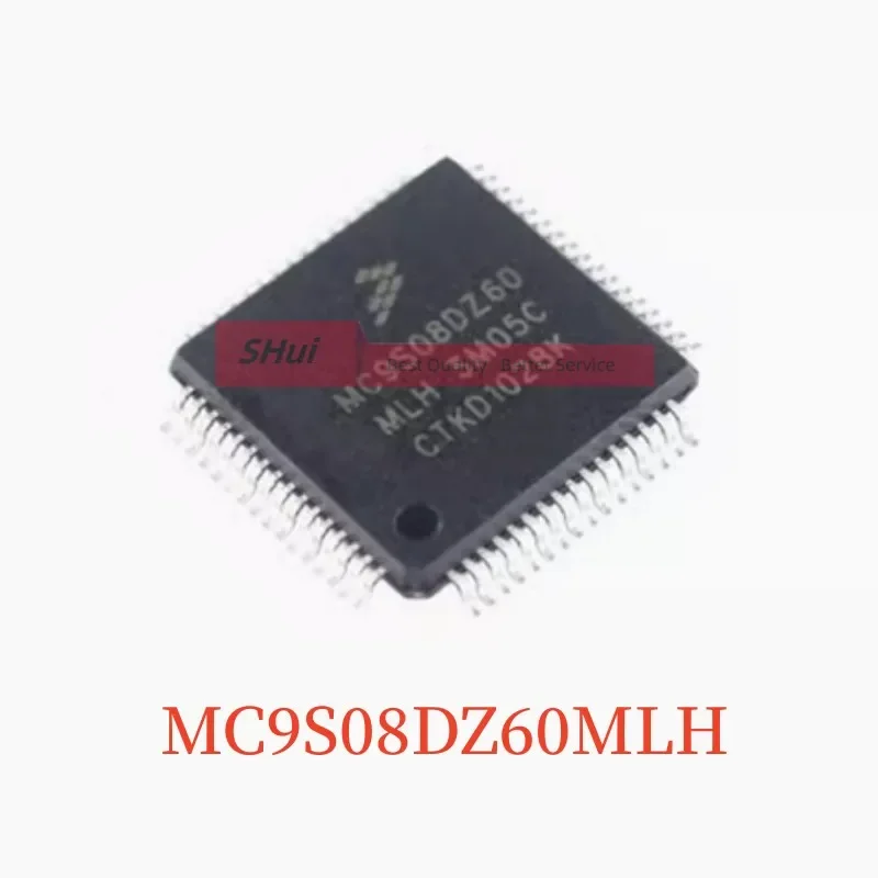 

10pcs MC9S08DZ60MLH MC9S08DZ60 MLH S9S08DZ60MLH MC9S08AC60CFUE QFP64 60K Flash Memory 8K RAM 8-bit Microcontroller Chip