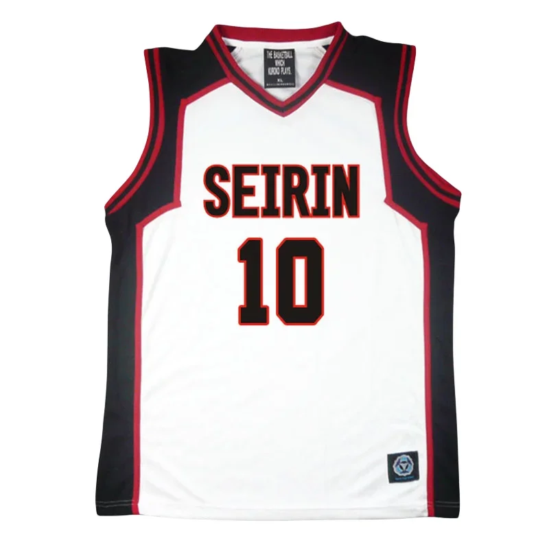 Anime Kuroko Tetsuya No Basuke SEIRIN Kagami Taiga Tsuchida Satoshi Hyuga Costume Basketball Jersey Cosplay Shirt